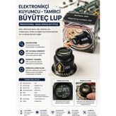 Tamirciler Için Mercek Lup Büyüteç