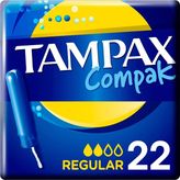 Tampax Compak Regular Aplikatörlü 22 Adet Tampon