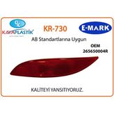 Tampon Reflektoru Arka Sol Fluence Megane Iıı (E Sertıfıkalı)