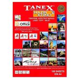 Tanex Şeffaf 210x297 mm Laser Etiket