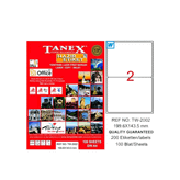 Tanex TW-2002 199,6x143,5 mm Laser Etiket