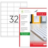 Tanex TW-2032 Lazer Etiket