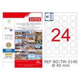 Tanex TW-2140 24x25 600'lü Polyester Etiket