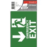 Tanex UYR-105 2'li Acil Çıkış Etiketi