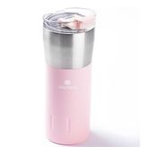 Tantitoni 024-01 Pembe 500 ml Çift Katmanlı Paslanmaz Çelik Termos