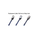 TARIK HOME 3'lü Servis Sunum Maşa Seti (Makarna, Pasta, Salata, Kek)