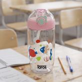 Taros Animals Tritan Matara 450ML (Pipetli) - Pembe