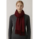 Tarz Cool Unisex Bordo Polar Atkı