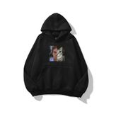 Tarzsokak Kadın Dexter Cat Sweatshirt Siyah