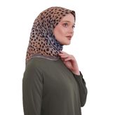 Taş Leopar Desen Soft Eşarp