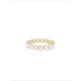 Taşlı Lastikli Gold Bileklik W27BLK005