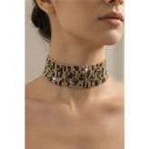 TASMA MODEL ZIRH METAL KOLYE LEOPAR
