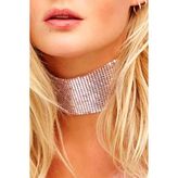 TASMA MODEL ZIRH METAL KOLYE SİLVER