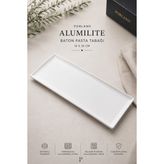 Tatlı Sunumlarınıza Geniş Bir Boyut: Porland Seasons Baton Pasta Tabağı (16X35 Cm) - 1 Adet - Beyaz
