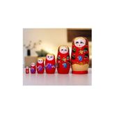 Tatlı Telaşlar Ahşap Matruşka 5`li Set