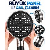 TCX Fonksiyonel Su Tasarruflu Duş Başlığı 6 Modlu Panel