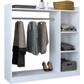 Tdesigno Ala 120 cm Beyaz Gardırop