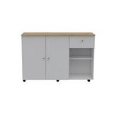 Tdesigno Neşe Mutfak Adası - Beyaz-150 Cm