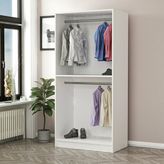 Tdesigno Ren 80 cm Beyaz Gardırop