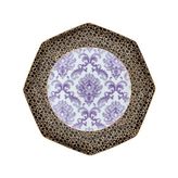 Tea Delight Blooming Baroque Tekli Tatlı Tabağı 21CM - Mor - yok
