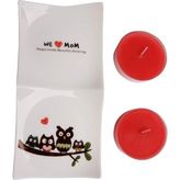 Tealight Mum Seti (Yeşil) - Çok Renkli