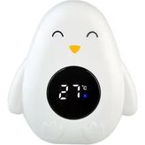 Tech Store PİL HEDİYELİ Bebekler Için Su Sıcaklığı Ölçer Bebek Banyo Termometresi - Beyaz Penguen