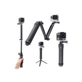 Techmaster Katlanabilir 3 Way Çok Yönlü Aksiyon Kamera GoPro ile Uyumlu Tripod Monopod