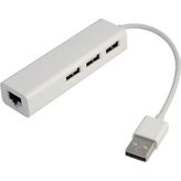 Techmaster USB 3.0 Ethernet RJ45 3 Port USB 3.0 Çoklayıcı