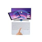TECHNOM Smartkey95 Kablosuz Bluetooth Klavye, Touchpad, iOS-Android-Windows Uyumlu, Beyaz