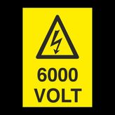 Technopa 600 Volt 60 x 90 cm Uyarı Levhası
