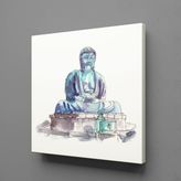 Technopa Amida Buddha 60x60 cm Kanvas Tablo