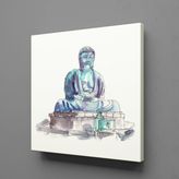 Technopa Amida Buddha 90x90 cm Kanvas Tablo