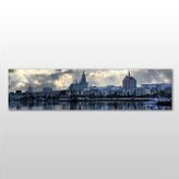 Technopa Amsterdam ve Akarsu 300x100 cm Kanvas Tablo