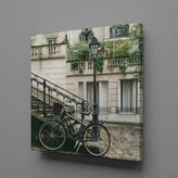 Technopa Bisikletli Ev 70x70x cm Kanvas Tablo