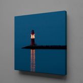 Technopa Deniz Feneri 70x70 cm Kanvas Tablo