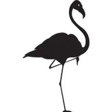Technopa Flamingo 80 cm Folyo Duvar Stickerı