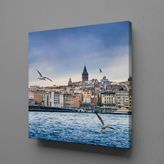Technopa Galata Kulesi 90x90 cm Kanvas Tablo