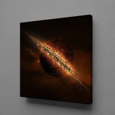 Technopa Gezegen Temalı 30x30 cm Kanvas Tablo