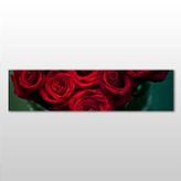 Technopa Gül Kırmızı 270x90 cm Kanvas Tablo