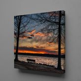 Technopa Gün Batımı Manzarası 30x30 cm Kanvas Tablo