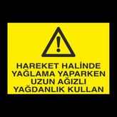 Technopa Hareket Halinde 20 x 30 cm Uyarı Levhası