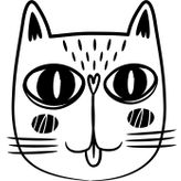 Technopa Kedi 200 cm Folyo Duvar Stickerı