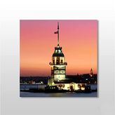 Technopa Kız Kulesi Istanbul 130x130 cm Kanvas Tablo