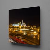 Technopa Köprü 130x130 cm Kanvas Tablo