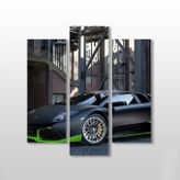 Technopa Lamborghini Araba 84x90 cm Kanvas Tablo