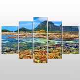 Technopa Mercanlar 105x60 cm Kanvas Tablo