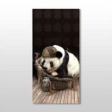 Technopa Panda 110x165 cm Kanvas Tablo