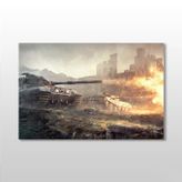 Technopa Tank 60x40 cm Kanvas Tablo