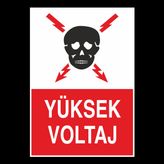 Technopa Yüksek Voltaj Uyarı Levhası