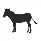 Technopa Zebra 160 cm Folyo Duvar Stickerı
